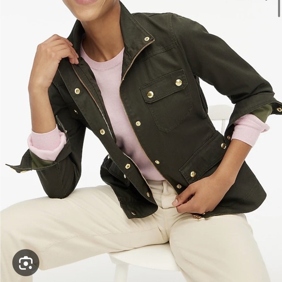 J. Crew Jackets & Blazers - Jcrew resin-coated twill field jacket